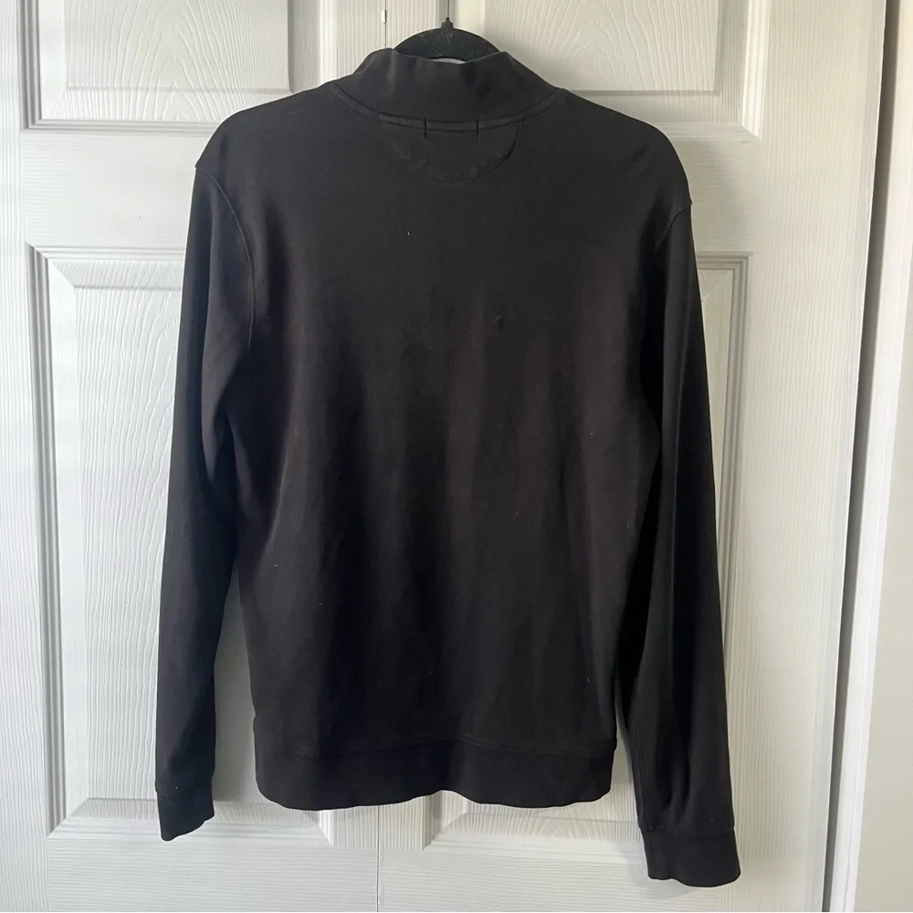 Mens Polo Ralph Lauren 1/4 Zip Black Size XL (18/20)